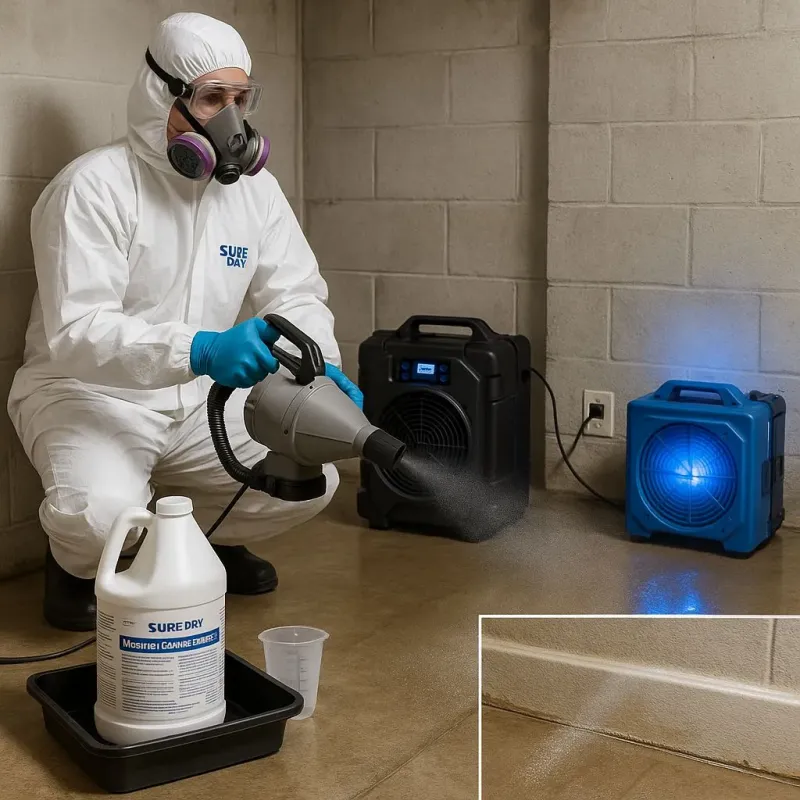 Sanitization and Odor Removal process in Bayside, CA