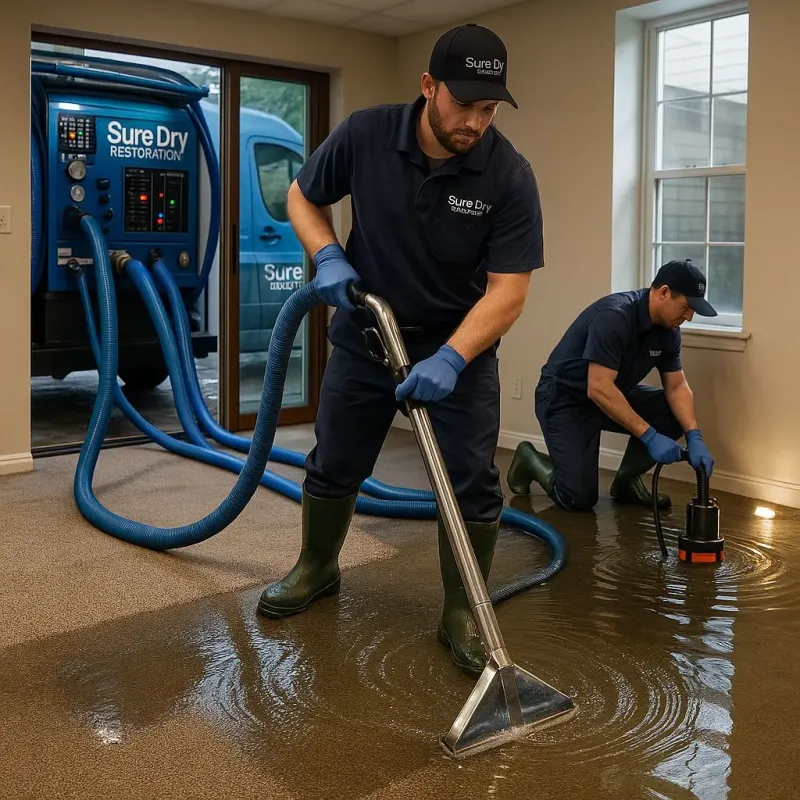 Water Extraction and Removal process in Bayside, CA
